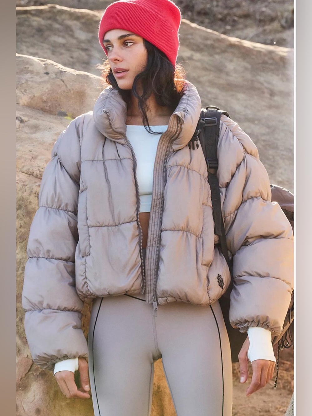 Free People Movement In a Bubble Puffer Jacket - Size Small